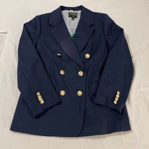 J.Crew $248 Bristol Blazer Stretch Linen Blend Navy Size 10P AW081